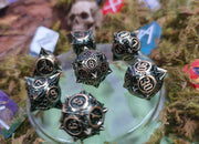 The Titan's Tribute | Metal Caltrop Dice Set - Only-Games