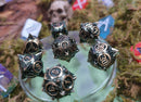 The Titan's Tribute | Metal Caltrop Dice Set