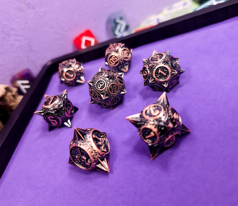 Gladiator's Glory | Metal Caltrop Dice Set - Only-Games