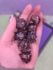 Gladiator's Glory | Metal Caltrop Dice Set - Only-Games