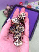 The Abyssal Sovereign | Eldritch Gold Metal Dice Set