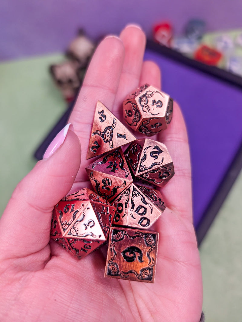 Relics of The Deep | Metal Eldritch dice set - Only-Games