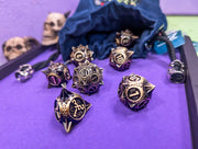 The Titan's Tribute | Metal Caltrop Dice Set - Only-Games