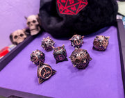 Gladiator's Glory | Metal Caltrop Dice Set - Only-Games