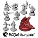 Bag of Dungeon figures: Set of 9