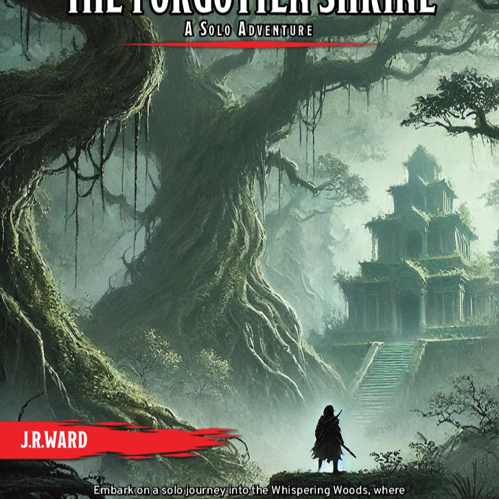 The Forgotten Shrine- A Solo Adventure Little prep, pre generated PCs, D&D One Shot, Dungeons and Dragons.