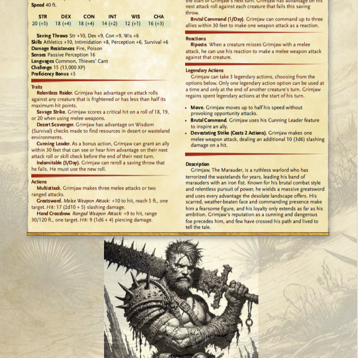 Salvation in the Sands | A Post-Apocalyptic Level 20 D&D Adventure
