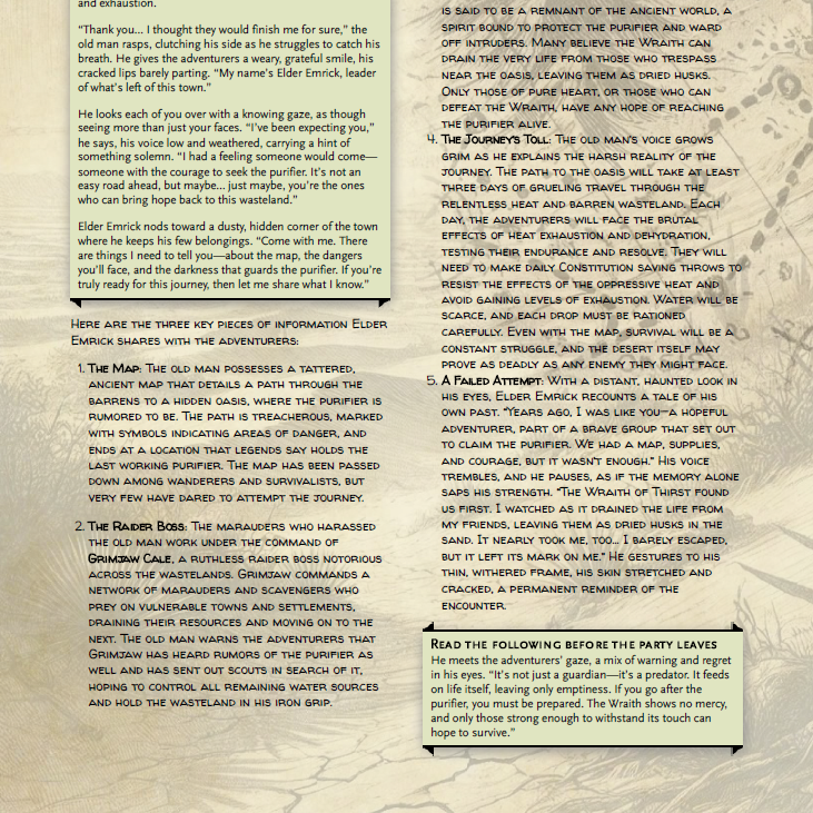 Salvation in the Sands | A Post-Apocalyptic Level 20 D&D Adventure