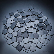 25mm Square Plain Plastic Bases - Only-Games