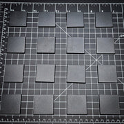 40mm Square Plain Plastic Bases - Only-Games