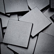 40mm Square Plain Plastic Bases - Only-Games