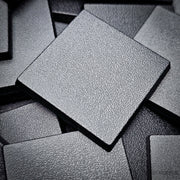 40mm Square Plain Plastic Bases - Only-Games