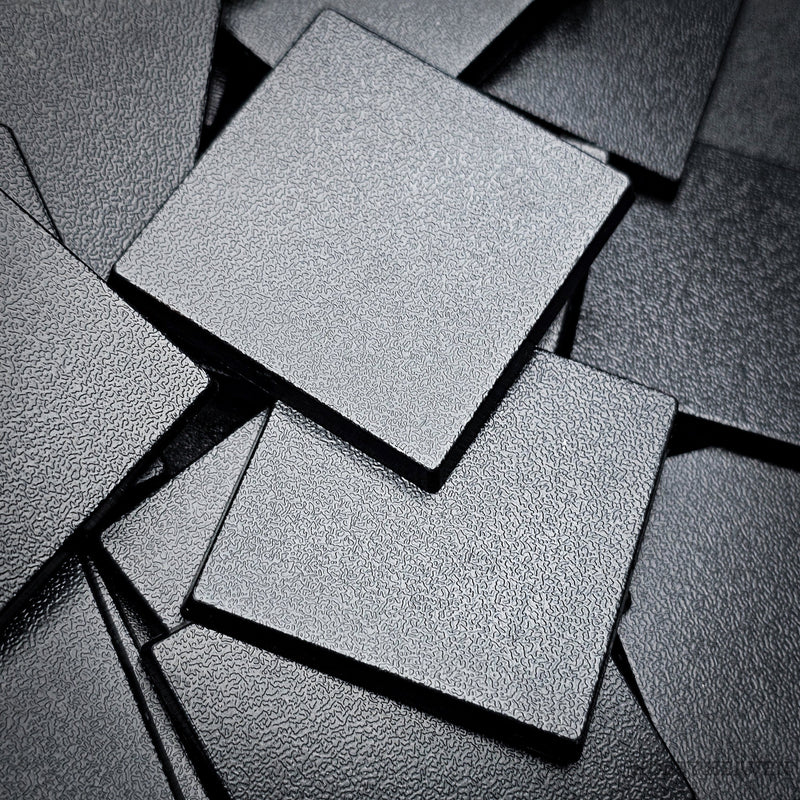 40mm Square Plain Plastic Bases - Only-Games