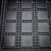 50mm Square Plain Plastic Bases - Only-Games