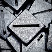 20mm Square Slotted Plastic Bases - Only-Games