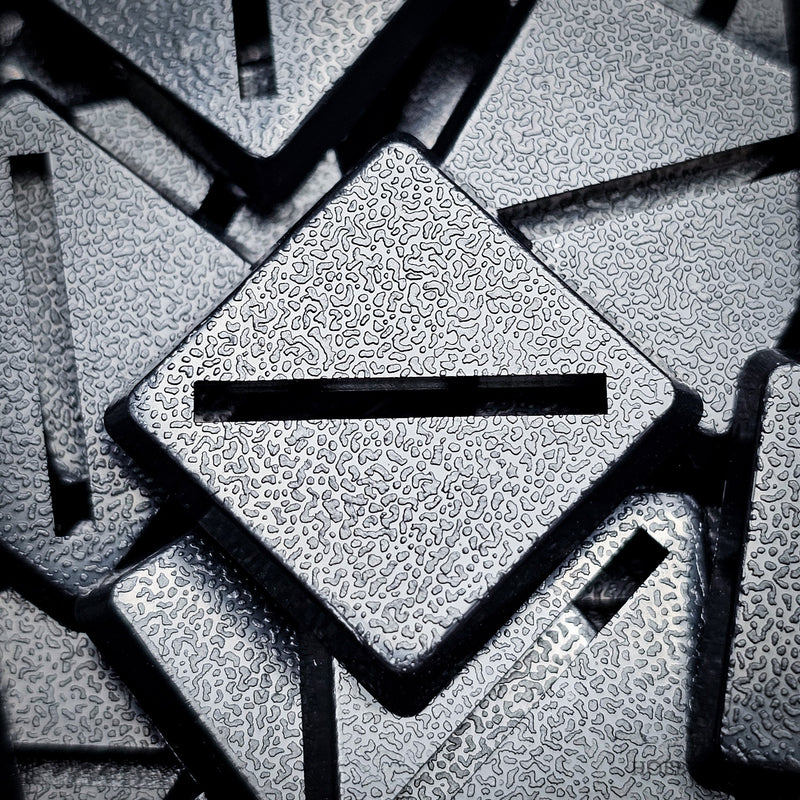 20mm Square Slotted Plastic Bases - Only-Games