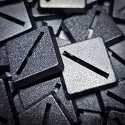 20mm Square Slotted Plastic Bases - Only-Games