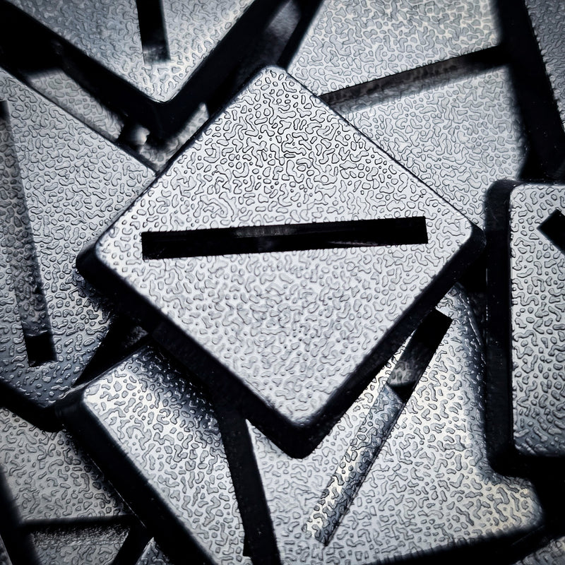 20mm Square Slotted Plastic Bases - Only-Games
