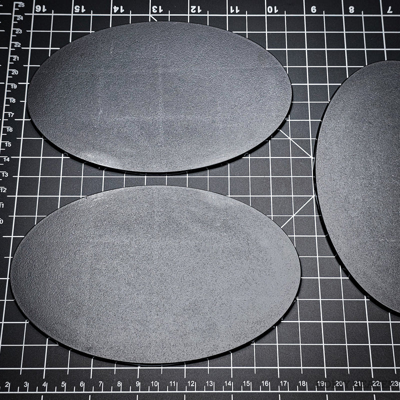 170x105mm Oval Plain Plastic Base - Only-Games