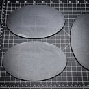 170x105mm Oval Plain Plastic Base - Only-Games