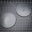 130mm Round Plain Plastic Bases - Only-Games