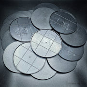 130mm Round Plain Plastic Bases - Only-Games