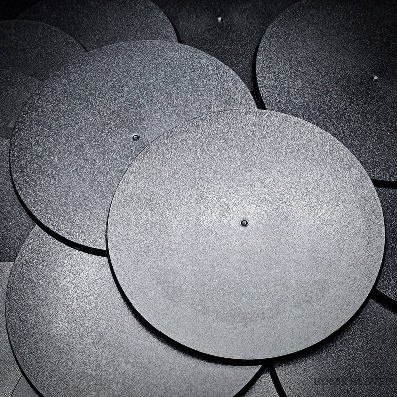 130mm Round Plain Plastic Bases - Only-Games