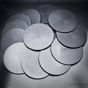130mm Round Plain Plastic Bases - Only-Games