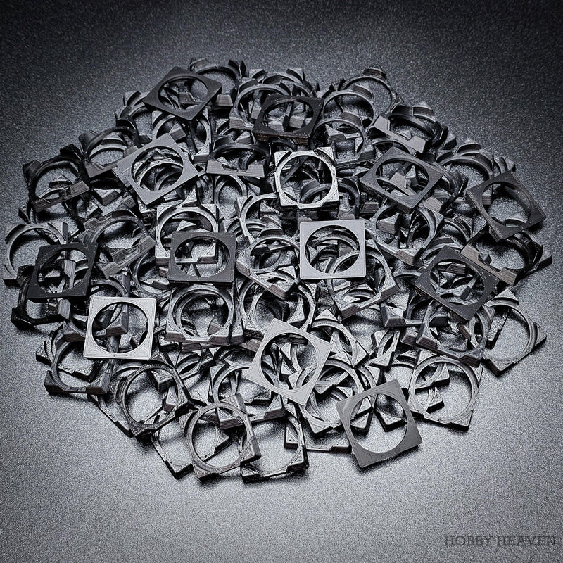 25mm Round to 25mm Square Bases Converters 3d Print - Only-Games