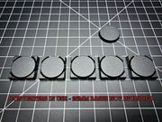25mm Round to 25mm Square Bases Converters 3d Print - Only-Games