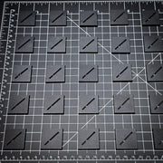 30mm Square Diagonal Slotted Plastic Bases - Only-Games