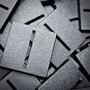 30mm Square Parallel Slotted Plastic Bases - Only-Games