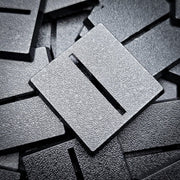 30mm Square Parallel Slotted Plastic Bases - Only-Games