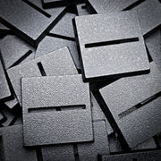 30mm Square Parallel Slotted Plastic Bases - Only-Games
