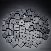 30mm Square Parallel Slotted Plastic Bases - Only-Games