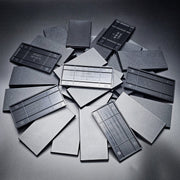 100x50mm | 50x100mm Rectangular Plain Plastic Bases | Versatile Miniature Stands - Only-Games