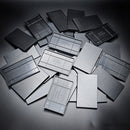 100x60mm Rectangular Plain Plastic Bases - Only-Games