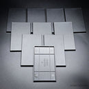 100x60mm Rectangular Plain Plastic Bases - Only-Games