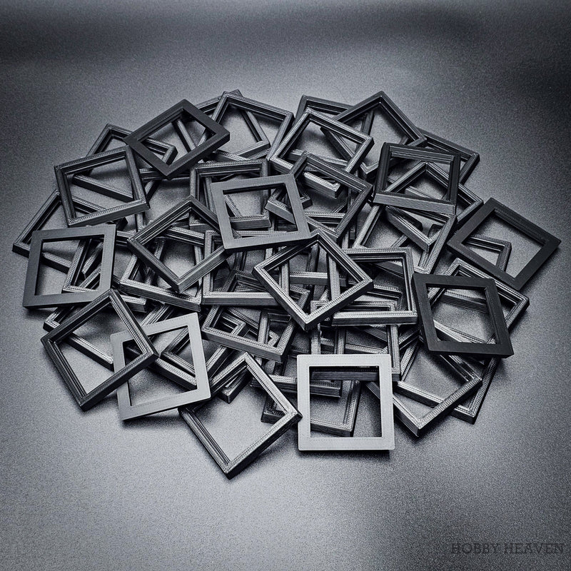 40 to 50mm Square Bases Converters 3d Print - Only-Games