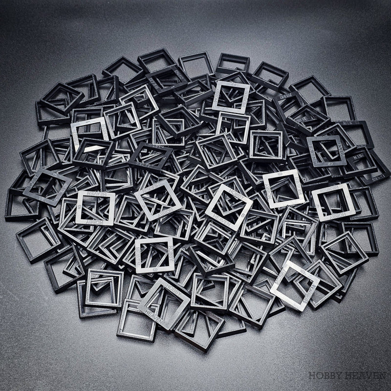 25–30mm Square Base Adapters | Injection Moulded | No Rebasing Required | Fits Popular Fantasy Miniatures - Only-Games