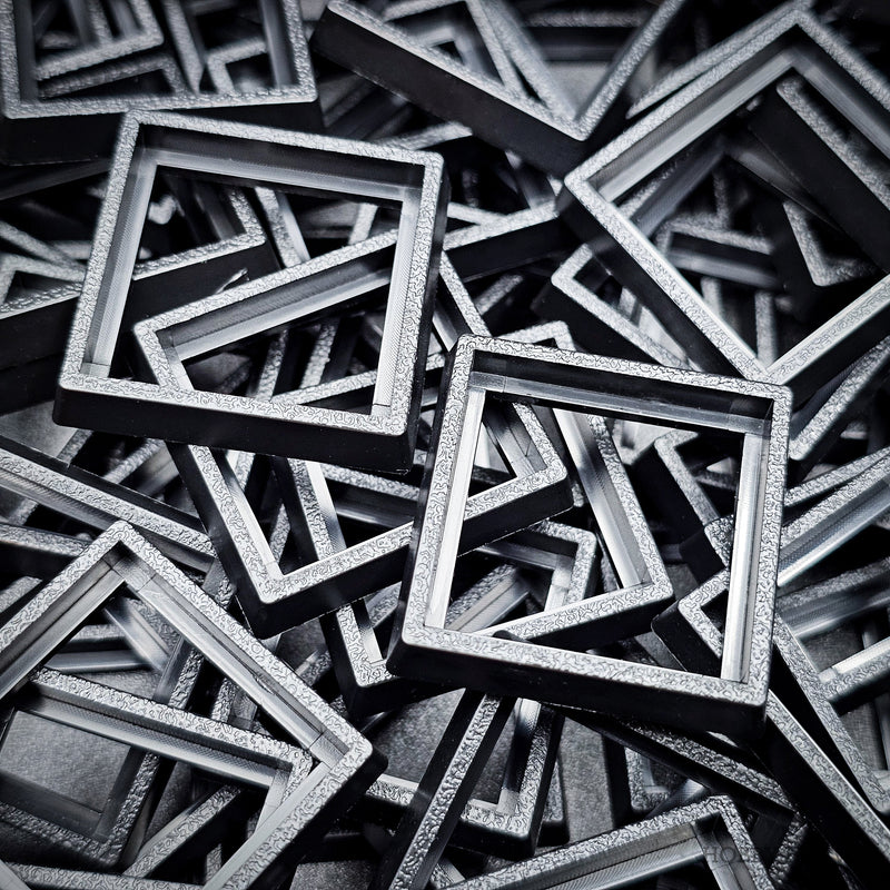 25–30mm Square Base Adapters | Injection Moulded | No Rebasing Required | Fits Popular Fantasy Miniatures - Only-Games