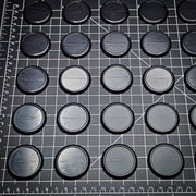 40mm Wide Lip Round Plastic Bases - Only-Games