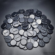 40mm Wide Lip Round Plastic Bases - Only-Games