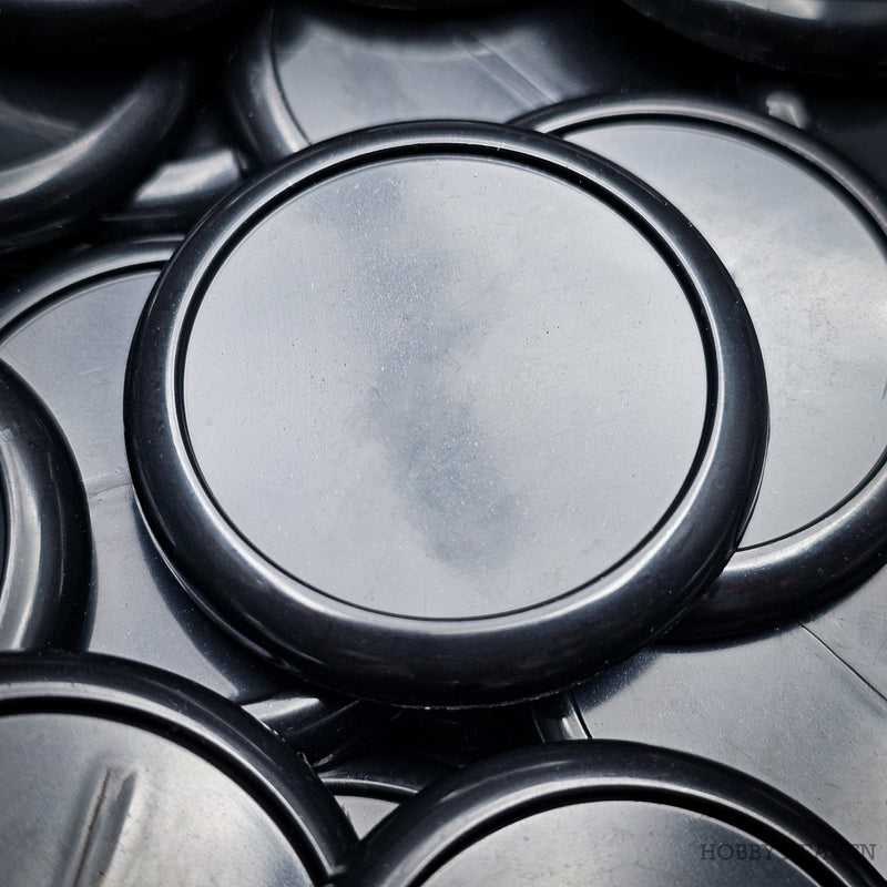 40mm Wide Lip Round Plastic Bases - Only-Games