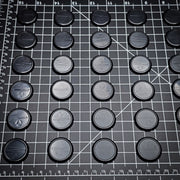 30mm Wide Lip Round Plastic Bases - Only-Games