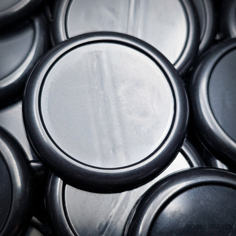 30mm Wide Lip Round Plastic Bases - Only-Games