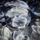 32mm Round Flying Clear Plastic Base - Only-Games