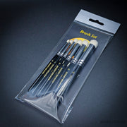 Hobby Heaven 6-Piece Dry Brush Set – XS to XXL Miniature Painting Brushes - Only-Games