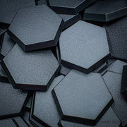30mm Hexagonal Plain Plastic Bases - Only-Games