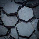 30mm Hexagonal Plain Plastic Bases - Only-Games